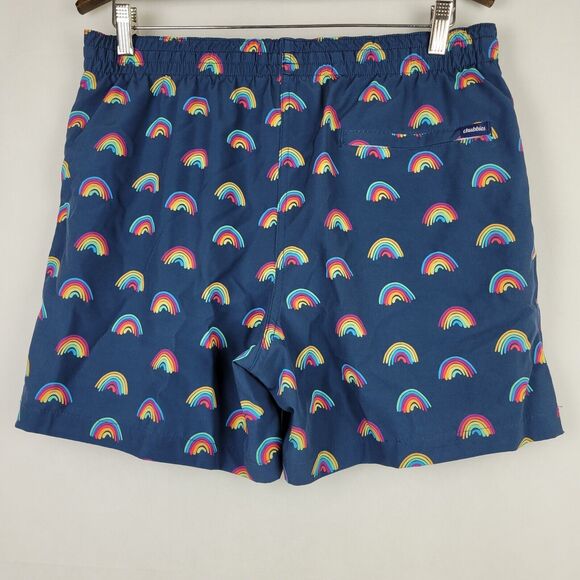 Chubbies 5.5" Classic Swim Trunks Mens XL Mesh Lined Rainbow LGBTQ Pride Shorts - Picture 9 of 12